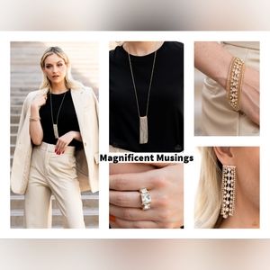 Fancy 4pc Rhinestone Necklace Set - Fashion Accessories